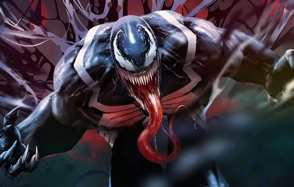Паутина, комиксы, Веном, Venom, симбиот