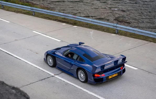 Дорога, Porsche, Porsche 911, Диски, 1997, Sports car, GT1, Porsche 911 GT1