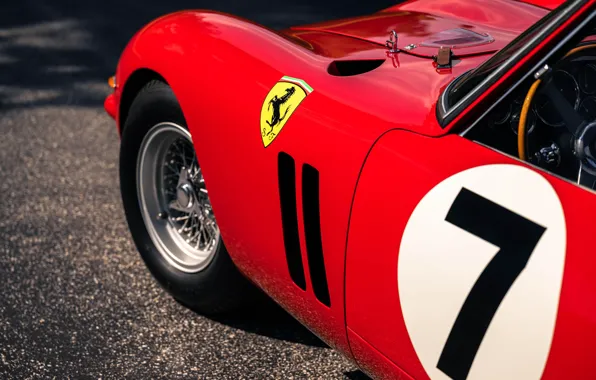 Ferrari, close-up, 1962, 250, Ferrari 250 GTO, Ferrari 330 LM