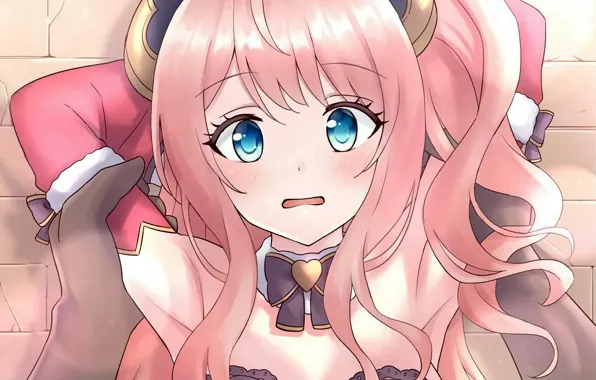 Girl, sexy, cleavage, long hair, boobs, anime, beautiful, pretty