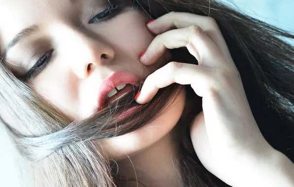 Девушка, фон, портрет