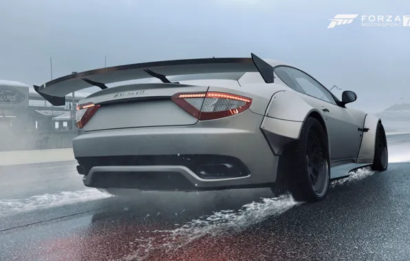 Maserati, HDR, Rain, Game, Maserati Grant Turismo, FM7, UHD, Forza Motorsport 7