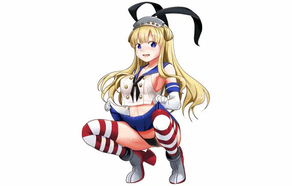 Girl, sexy, lingerie, cleavage, panties, long hair, boobs, anime