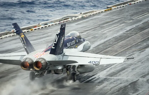 Взлет, Hornet, палубный истребитель, FA-18C