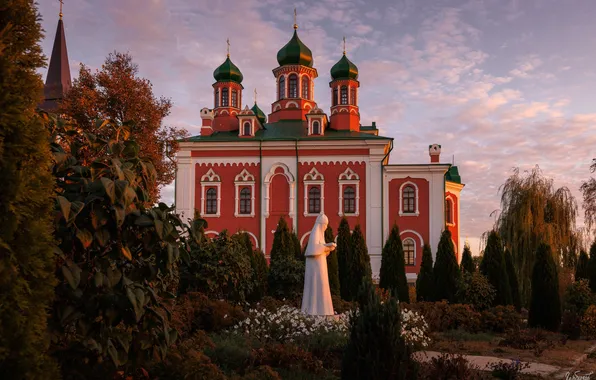 Картинка город, храм, скульптура, монастырь, Гарбузов Илья, Белёв