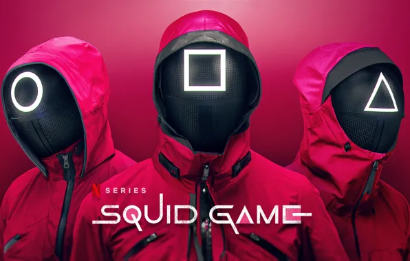 КОСТЮМЫ, Squid Game, ИГРА В КАЛЬМАРА, СЕРИАЛ, МАСКИ, ПЕРСОНАЖИ