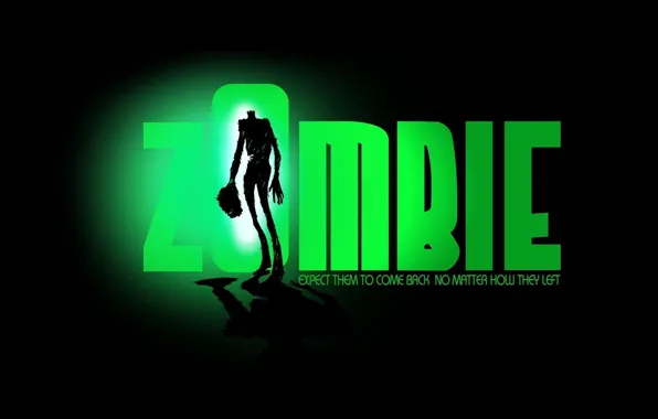 Картинка зеленый, зомби, Zombie