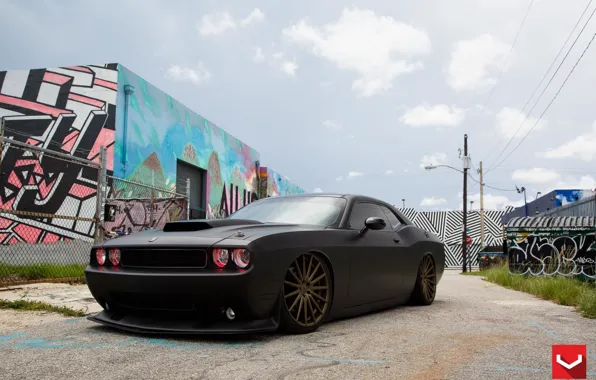 Dodge, Challenger, SRT-8, Vossen, Concave, VFS2