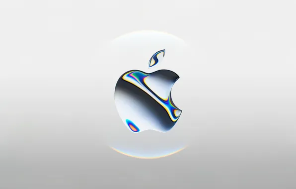 Apple, Яблоко, светлый фон, брэнд