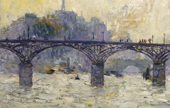 Картинка Париж, масло, холст, Мост Искусств, Кес ван Донген, 1901-1903