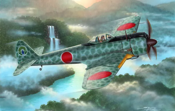 Истребитель, Hayabusa, Oscar, Ki-43, Ki-43-II, IJAAF