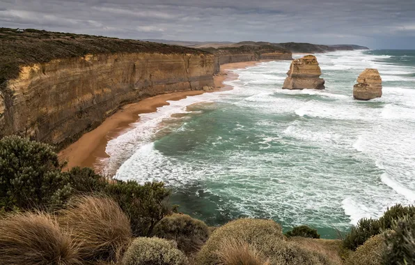 Море, пейзаж, Australia, Victoria, Princetown