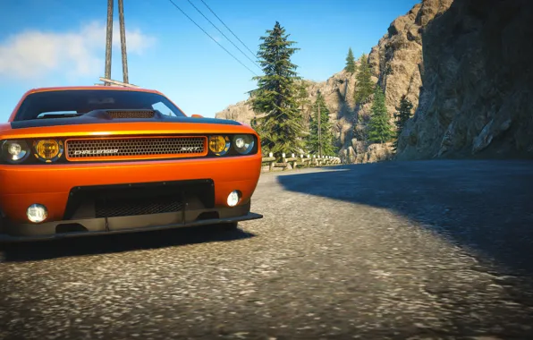 Dodge Challenger, Mountains, The Crew