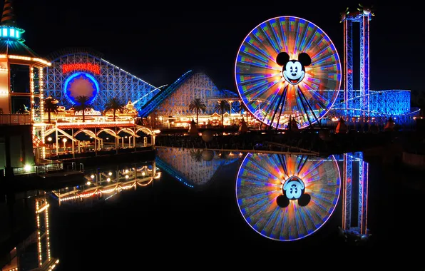 Картинка City, USA, California, Disneyland, Anaheim
