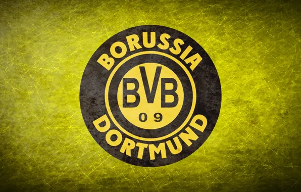 Желтый, Лого, Футбол, Фон, Логотип, Borussia Dortmund, Боруссия Дортмунд, Ballspiel-Verein Borussia