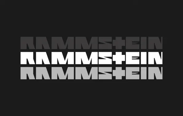 Серый, надпись, Rammstein, industrial