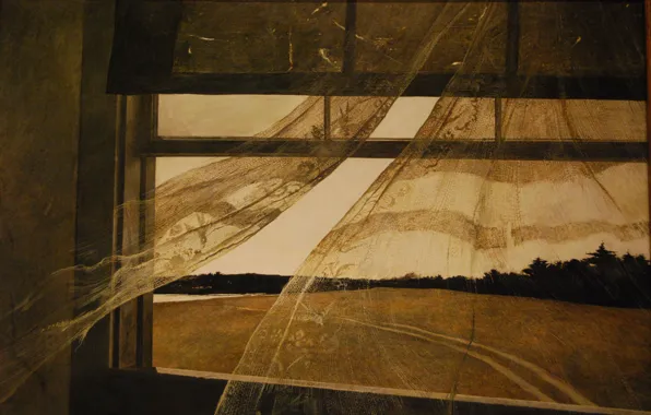 Эндрю Уайет, 1947, Ветер с моря