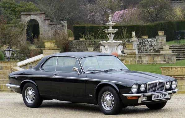 Картинка авто, стиль, ретро, Jaguar, ягуар, retro, 1975, XJ6C