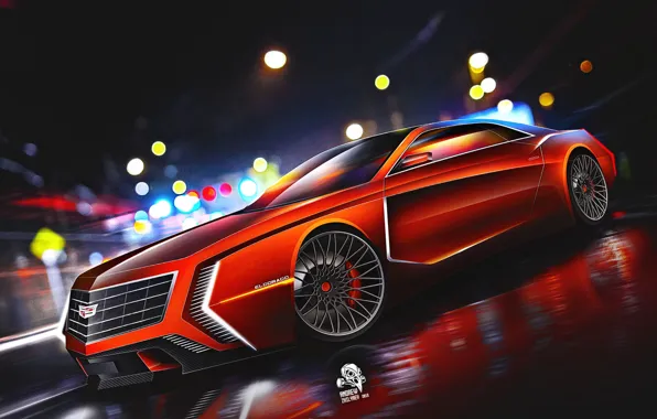 Eldorado, Cadillac, Авто, Машина, Арт, Art, Concept Art, Vehicles