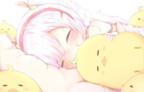 Спит, девочка, цыплёнок, Azur Lane