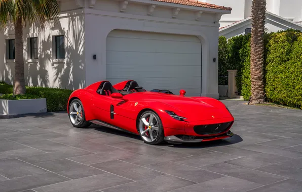 Феррари, Ferrari, суперкар, supercar, единственный экземпляр, 2021, Monza SP2, Ferrari Monza SP2