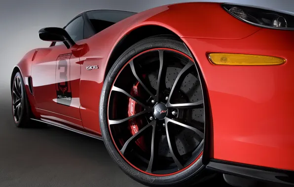Тюнинг, колесо, Z06, Chevrolet Corvette, корвет