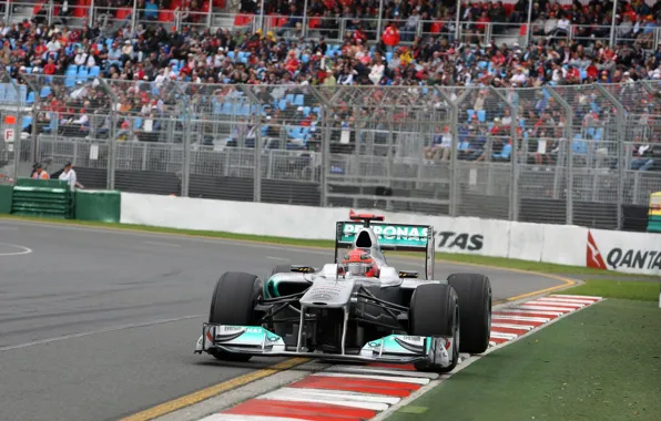 Мерседес, Австралия, формула 1, formula 1, Mercedes GP, 2011, Шумахер, Michael Schumacher