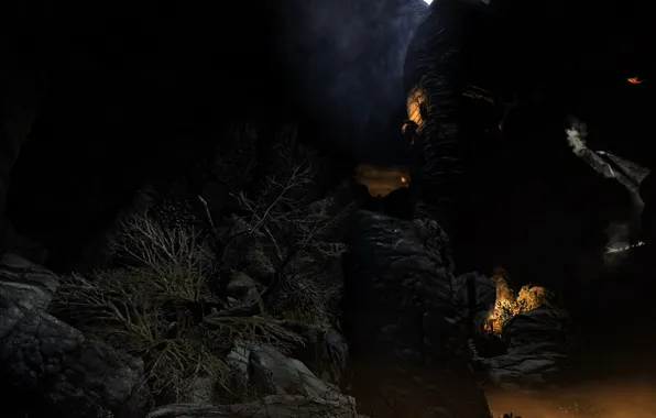 Куст, башня, руины, tower, skyrim, скайрим, ruins, tes 5
