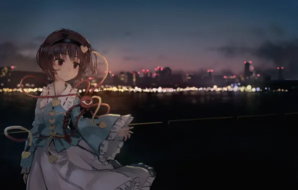 Ночь, девочка, Touhou, Тохо, Тоухоу