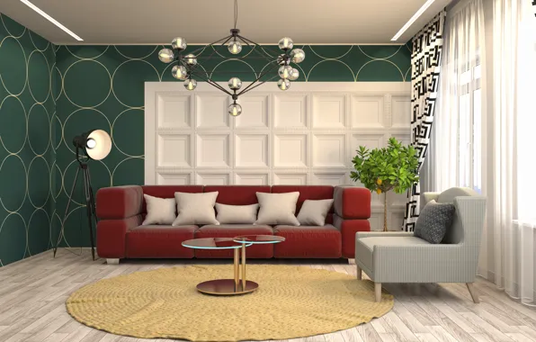 Дизайн, стиль, мебель, гостиная, living room