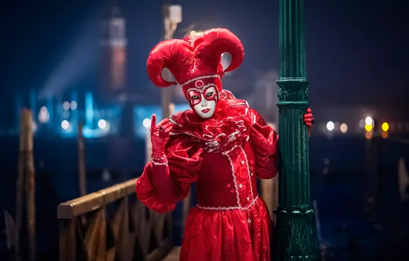 Картинка маска, Италия, костюм, Венеция, карнавал, Арлекин