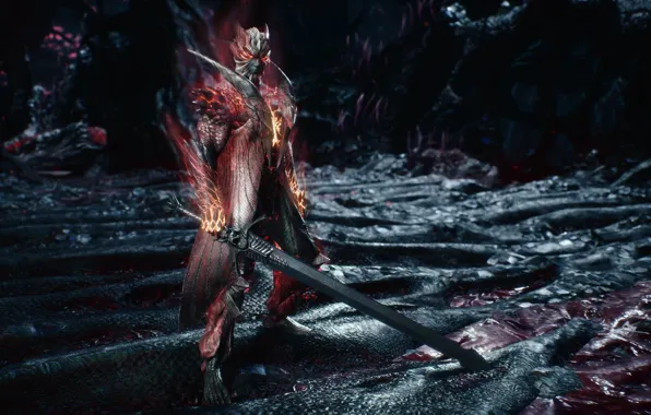 Меч, существо, Devil May Cry 5