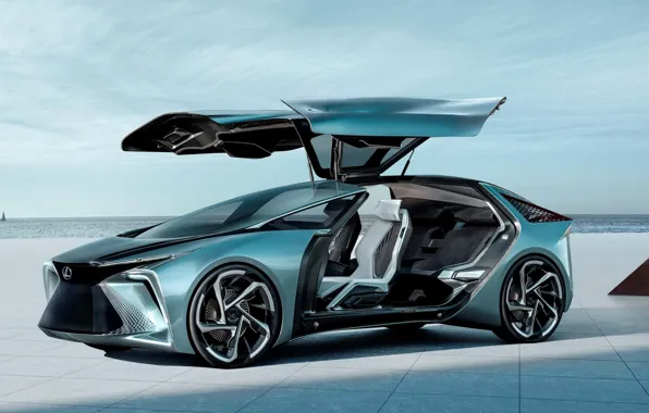 Car, concept, electric, lexus if30
