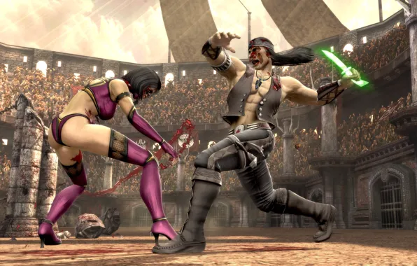 Mortal Kombat, MK9, Mileena, Nightwolf