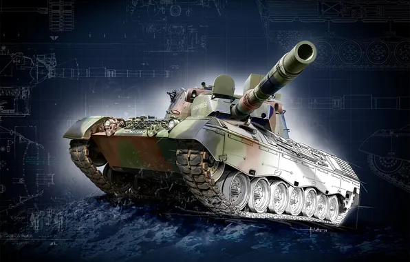 Основной боевой танк, ОБТ, Бундесвер, MBT, Auletta, Leopard A1A4