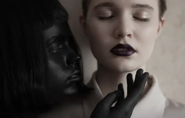 Макияж, две девушки, Renat Renee-Ell