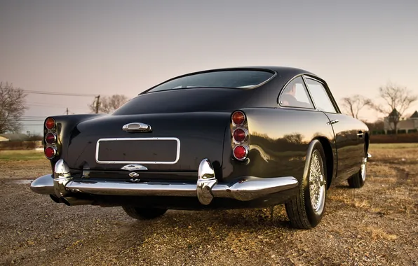 Aston Martin, астон мартин, спорткар, классика, вид сзади, DB4, 1961, дб4