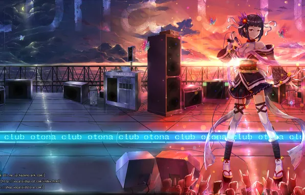 Картинка сцена, Vocaloid, club otona
