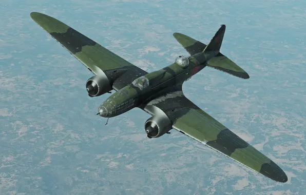 СССР, Бомбардировщик, Ил-4, ОКБ Ильюшина, ДБ-3Ф