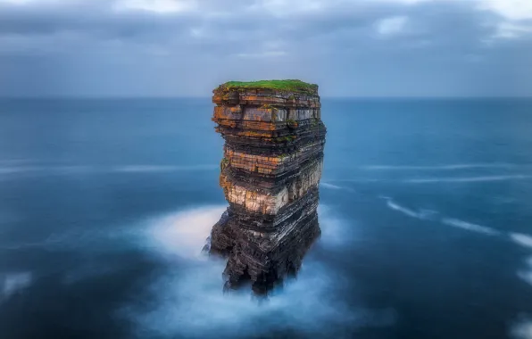 Картинка скала, океан, фотограф, Ирландия, Michal Wlodarczyk
