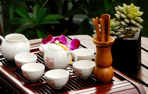Картинка чашки, восток, аромат, still life, чайная церемония, teapot, eastern cups