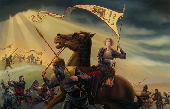 Картинка 2003, Дуглас, Аллен, Святая Жанна д'Арк в войне с англичанами