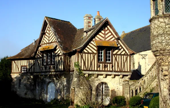 Картинка Франция, Дом, France, Нормандия, Normandy