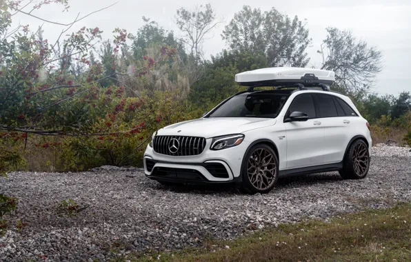 Mercedes, White, Mercedes - Benz, GLC