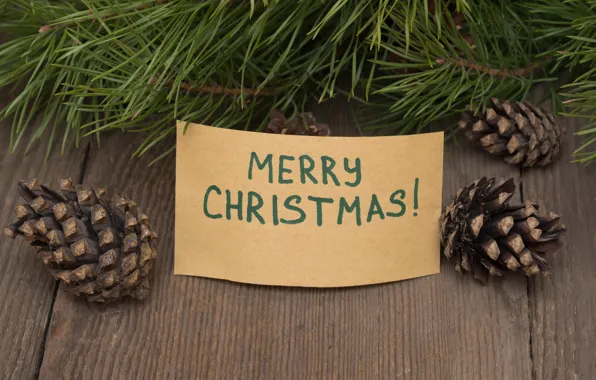 Картинка елка, Новый Год, Рождество, Christmas, шишки, wood, Merry Christmas, Xmas