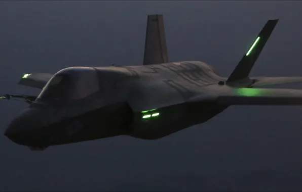 Night, Air Force, F-35, Aviation