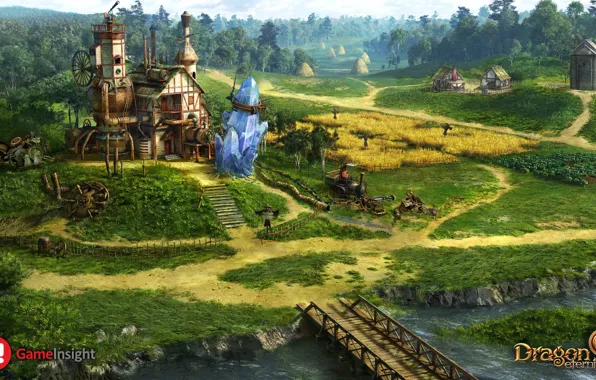 Кристалл, dragon eternity, crystal meadow