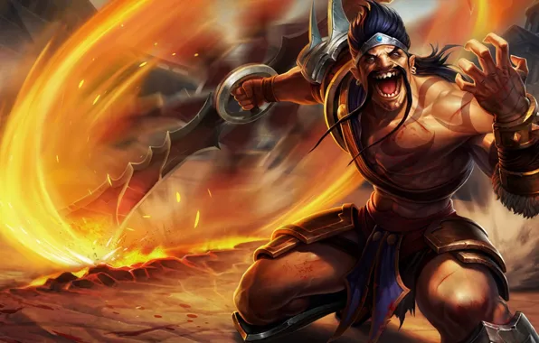 League of legends, LoL, skin, gladiator draven