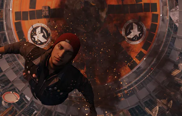 Дым, Шапка, Взлет, Delsin Rowe, Делсин Роу, Infamous Second Son