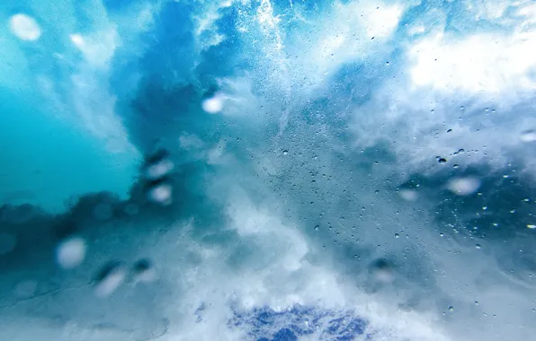 Abstract, ice, blue, water